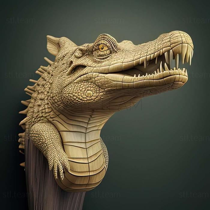 3D model alligator (STL)